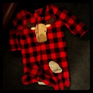 Carter's baby moose PJs